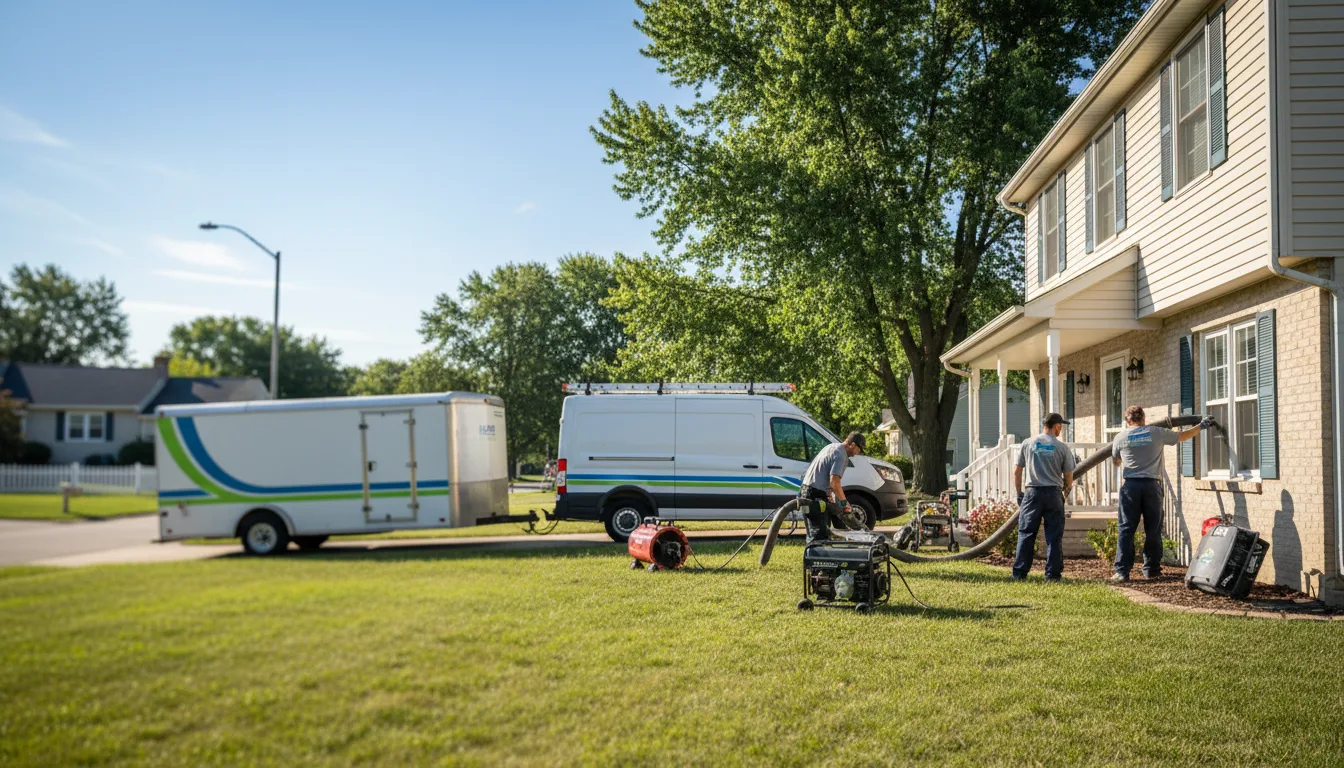 Flooded Basement Restoration And Cleanup With Repair in Selma, IA near me